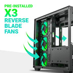 Ant Esports Chassis CRYSTAL X11 ( Chassis Without PSU )