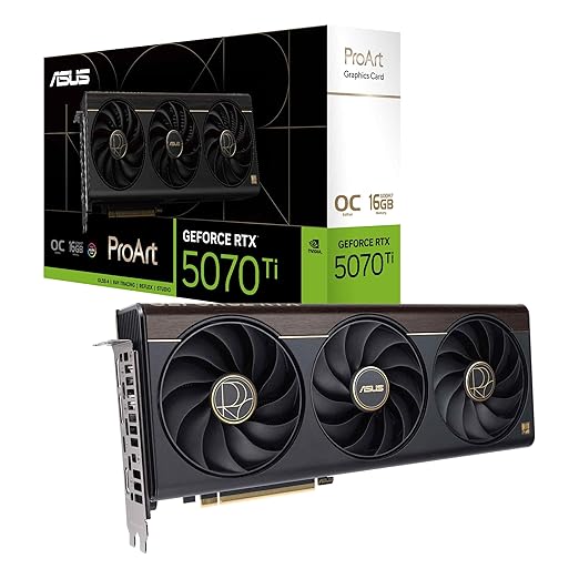 ASUS ProArt GeForce RTX™ 5070 Ti OC Edition 16GB