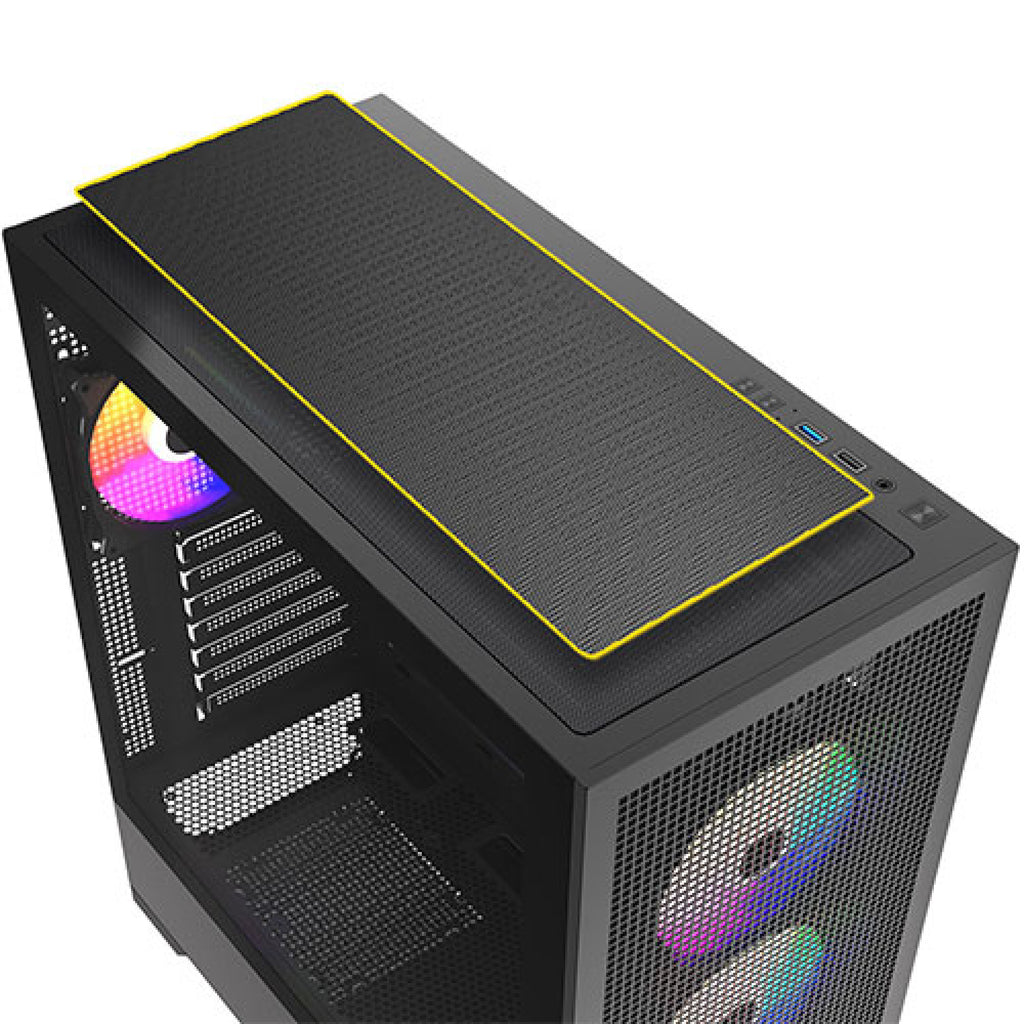 Ant Esports Chassis EVO 360 - Black ( Chassis Without Power Supply )