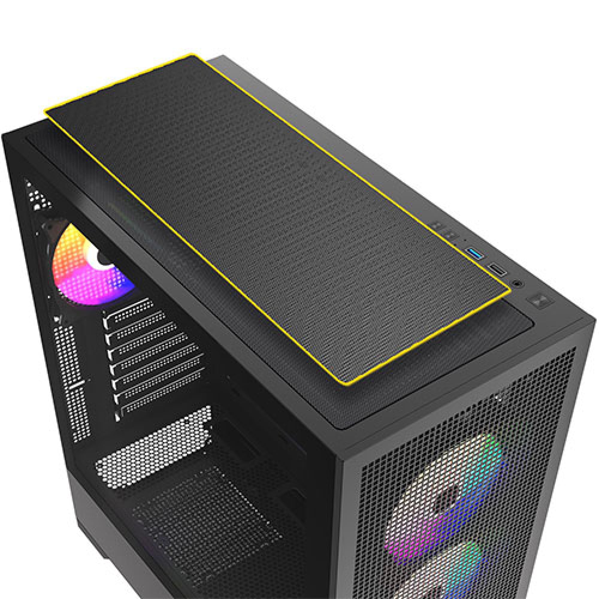 Ant Esports Chassis EVO 360 - Black ( Chassis Without Power Supply )