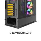 Ant Esports Chassis EVO 360 - Black ( Chassis Without Power Supply )