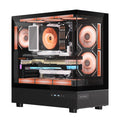 Ant Esports Chassis Crystal X6 -Black ( Chassis Without Power Supply )