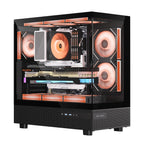 Ant Esports Chassis Crystal X6 -Black ( Chassis Without Power Supply )
