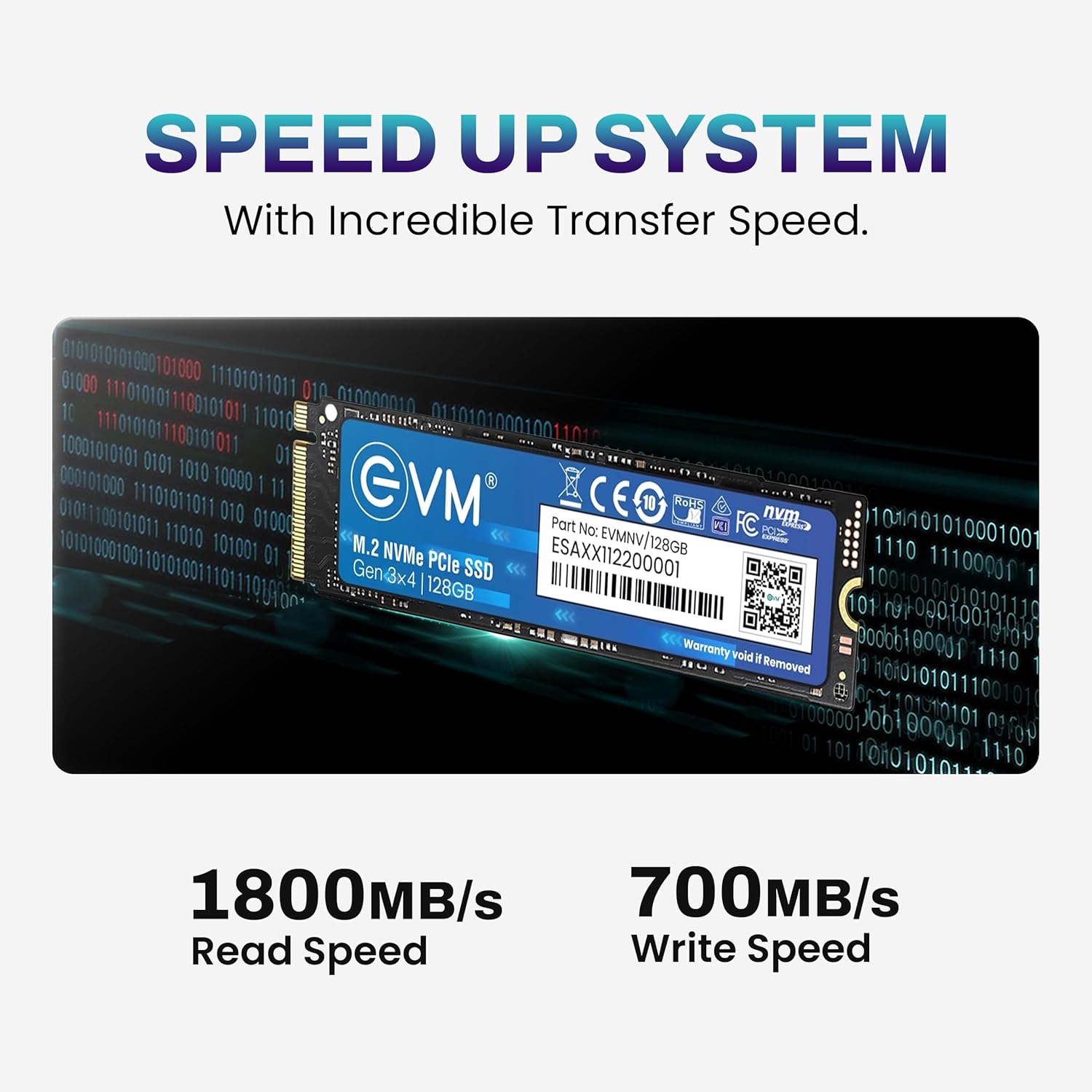 EVM SSD NVME PCI-E (2280) 128GB