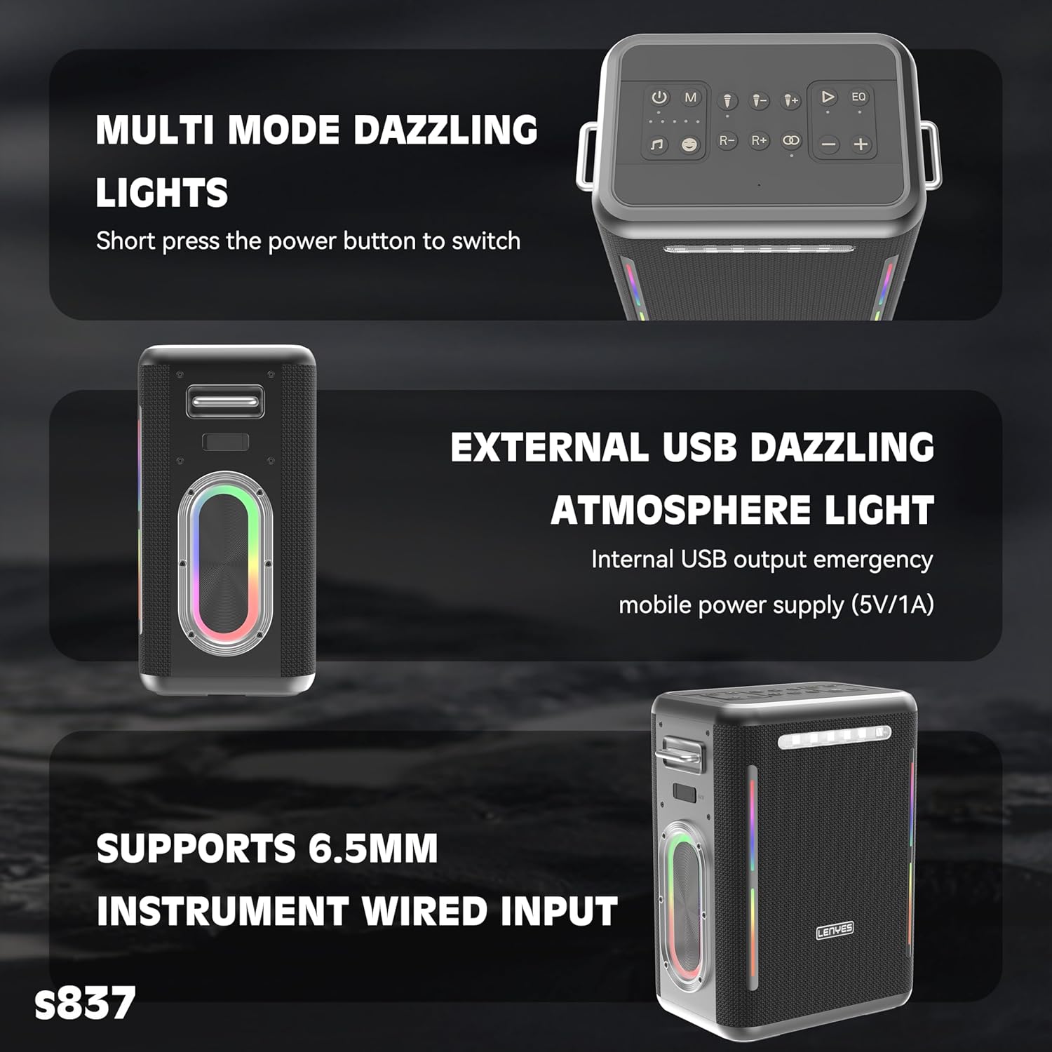 LENYES S837 300 Watt