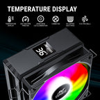 Ant Esports ICE-C612 V2 ARGB AM5/LGA1851 Black Air Cooler