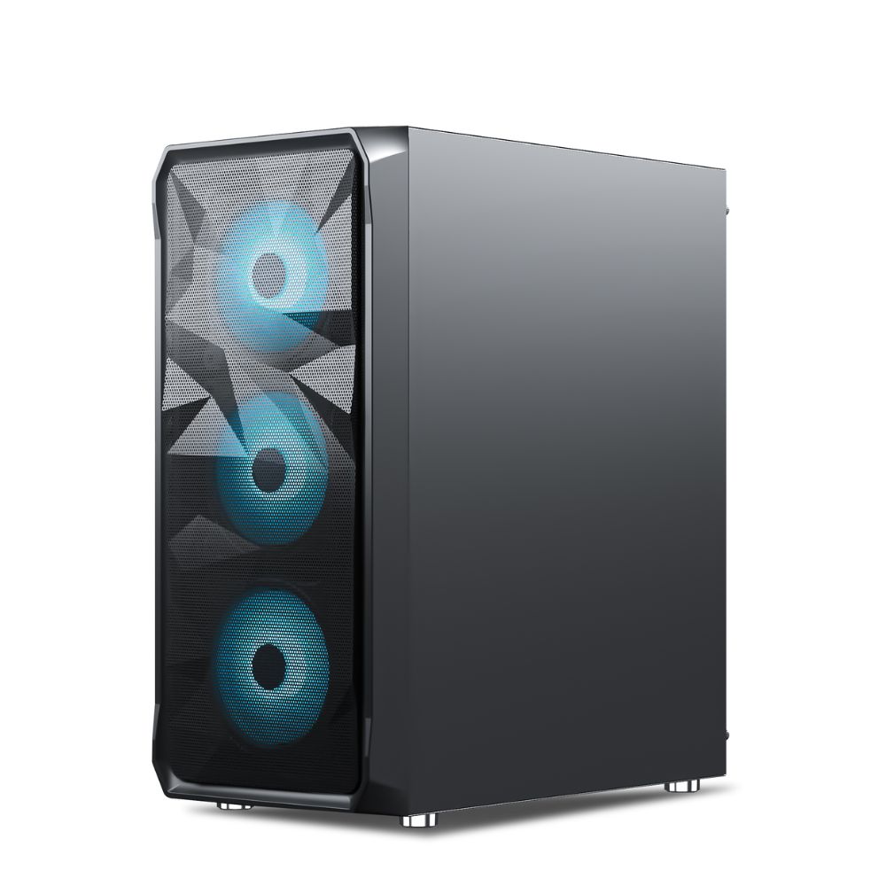 Ant Esports Chassis ICE-112 BLACK With ARGB FAN ( Chassis Without Power Supply ) NEW