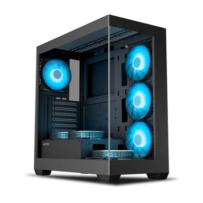 Ant Esports Chassis Crystal X7 -Black ( Chassis Without Power Supply )