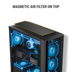 Ant Esports Chassis AQUA 360 4F - Black ( Chassis Without Power Supply )