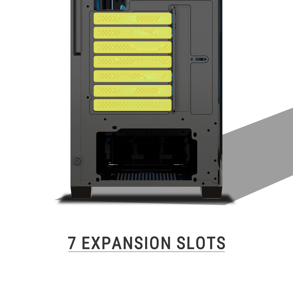 Ant Esports Chassis AQUA 360 4F - Black ( Chassis Without Power Supply )