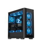 Ant Esports Chassis AQUA 360 4F - Black ( Chassis Without Power Supply )
