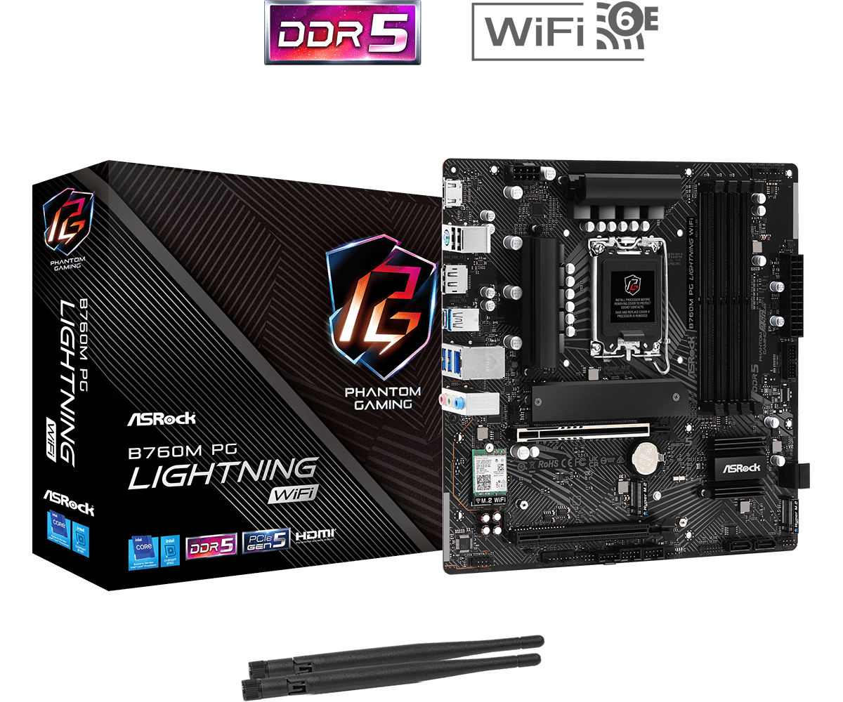 ASROCK B760M PG Lightning WiFi