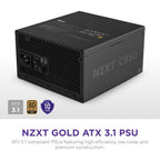NZXT C850 Gold ATX 3.1 Black