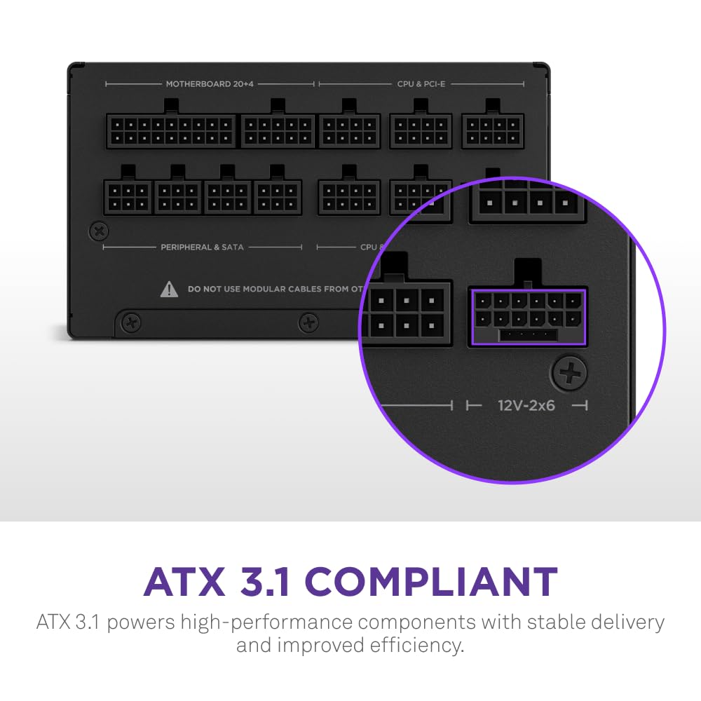 NZXT C850 Gold ATX 3.1 Black