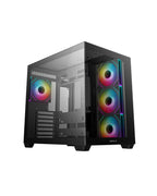 DeepCool CG530 4F WH Panoramic Tempered Glass Dual Chamber ATX Case