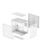 DeepCool CG530 WH Panoramic Tempered Glass Dual Chamber ATX Fish Tank Case