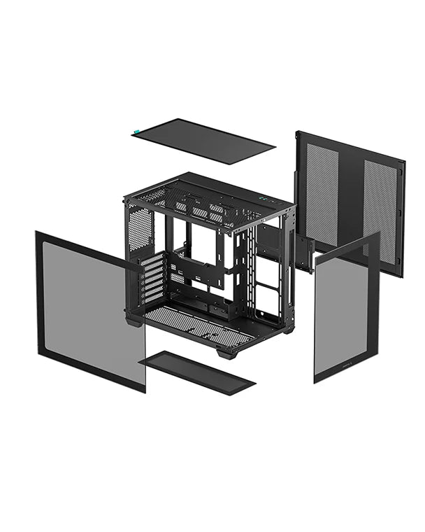 DeepCool CG530 Panoramic Tempered Glass Dual Chamber ATX Case