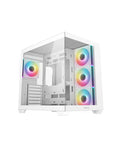 DeepCool CG530 4F WH Panoramic Tempered Glass Dual Chamber ATX Case