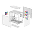 DeepCool CG530 4F WH Panoramic Tempered Glass Dual Chamber ATX Case