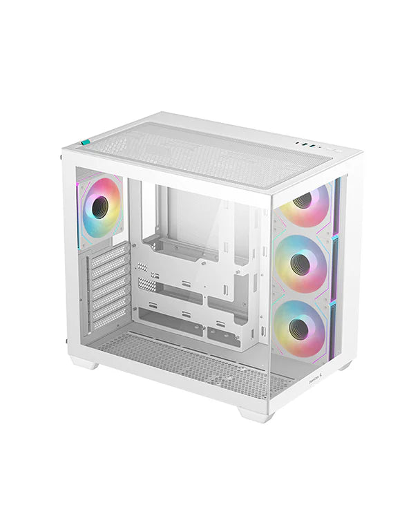 DeepCool CG530 4F WH Panoramic Tempered Glass Dual Chamber ATX Case