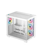 DeepCool CG530 4F WH Panoramic Tempered Glass Dual Chamber ATX Case