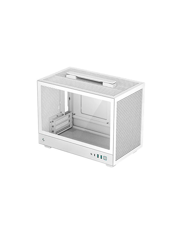 DeepCool CH160 WH Portable High Airflow Mini-ITX Case (White)