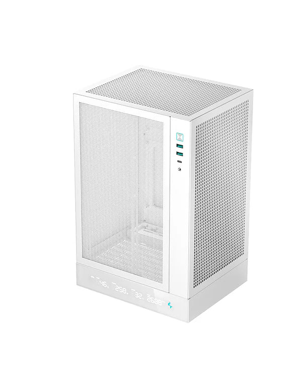 DeepCool CH170 DIGITAL WH M-ITX Case with Screen