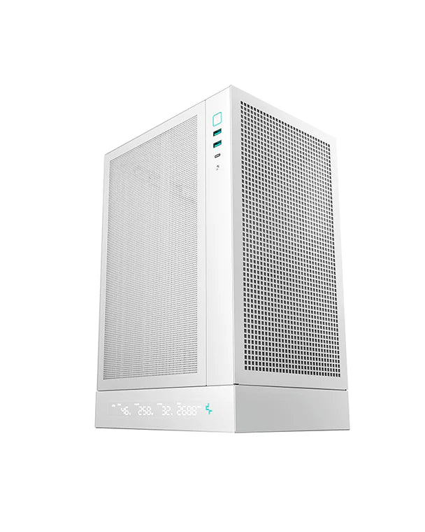 DeepCool CH170 DIGITAL WH M-ITX Case with Screen