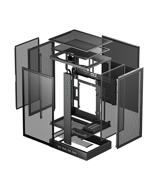 DeepCool CH270 DIGITAL M-ATX Case with Data Screen