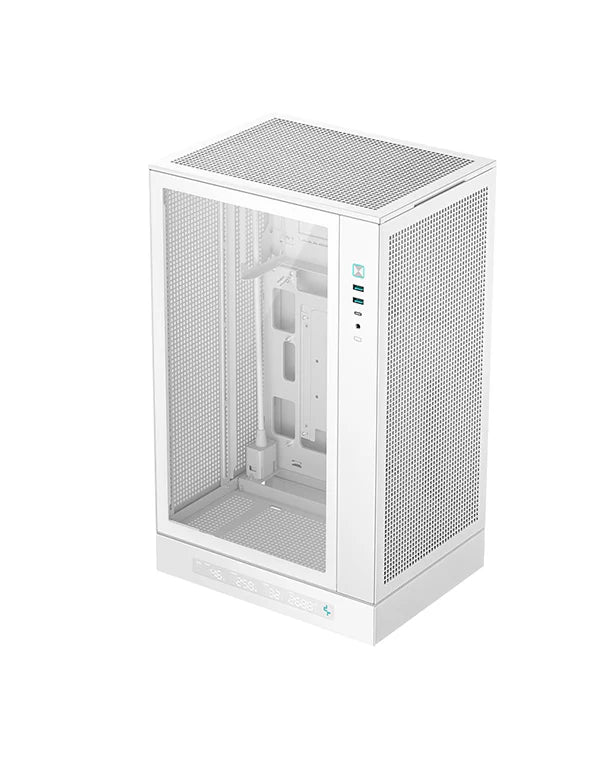 DeepCool CH270 DIGITAL WH M-ITX Case with Data Screen