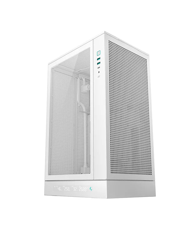 DeepCool CH270 DIGITAL WH M-ITX Case with Data Screen
