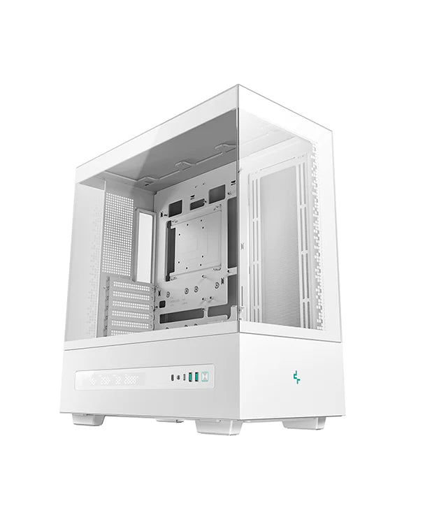 DeepCool CH690 WH DIGITAL Tempered Glass Single-Chamber ATX Fish Tank Case