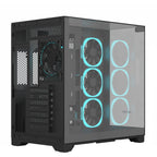 Ant Esports Chassis Crystal Mirror - Black ( Chassis Without Power Supply )
