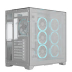Ant Esports Chassis Crystal Mirror - White ( Chassis Without Power Supply )