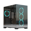 Ant Esports Chassis Crystal Mirror - Black ( Chassis Without Power Supply )