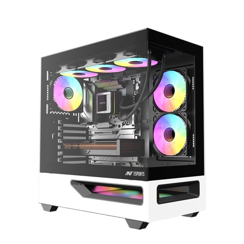 ANT ESPORTS CABINET BLACK & WHITE  - CRYSTAL SPECTRA