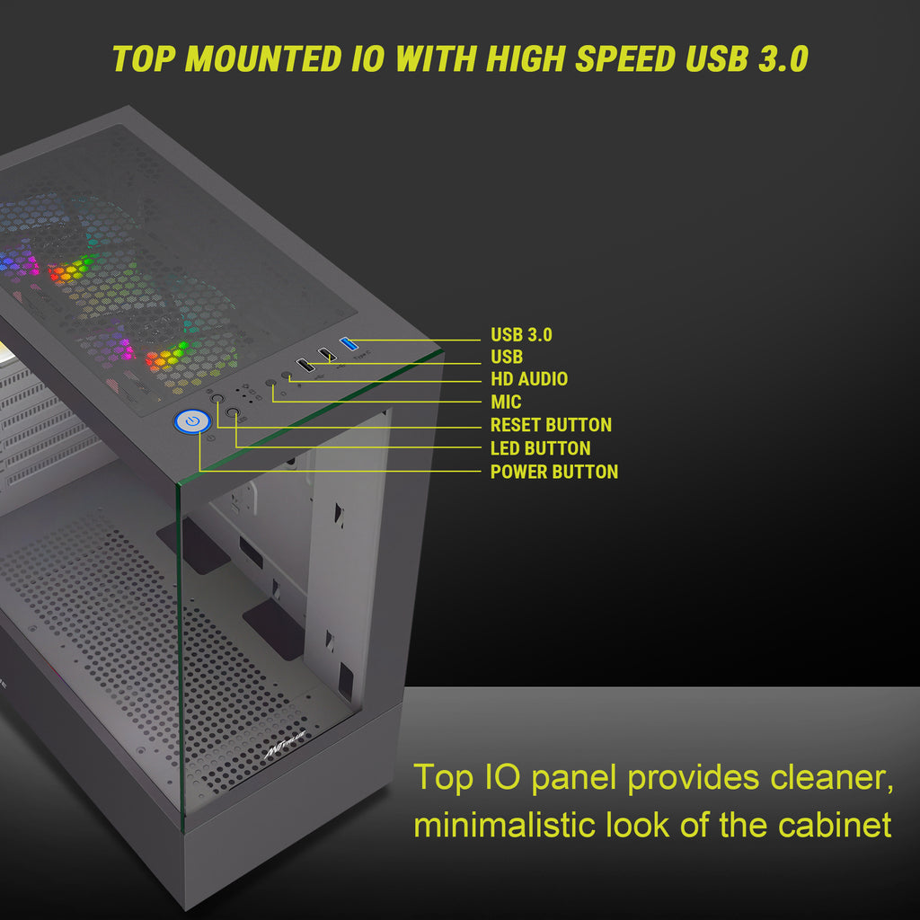 Ant Value Chassis CV100 Black ( Chassis Without Power Supply)