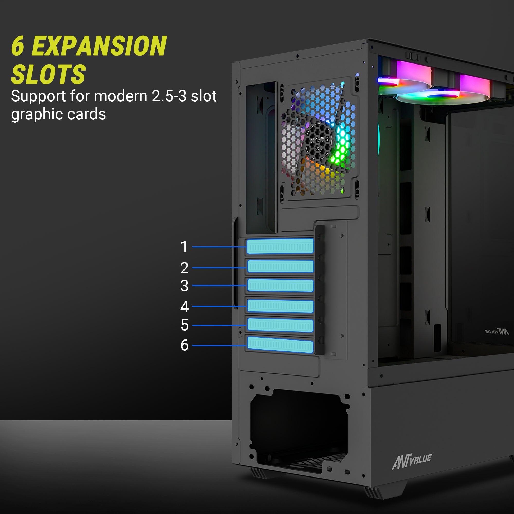 Ant Value Chassis CV100 Black ( Chassis Without Power Supply)