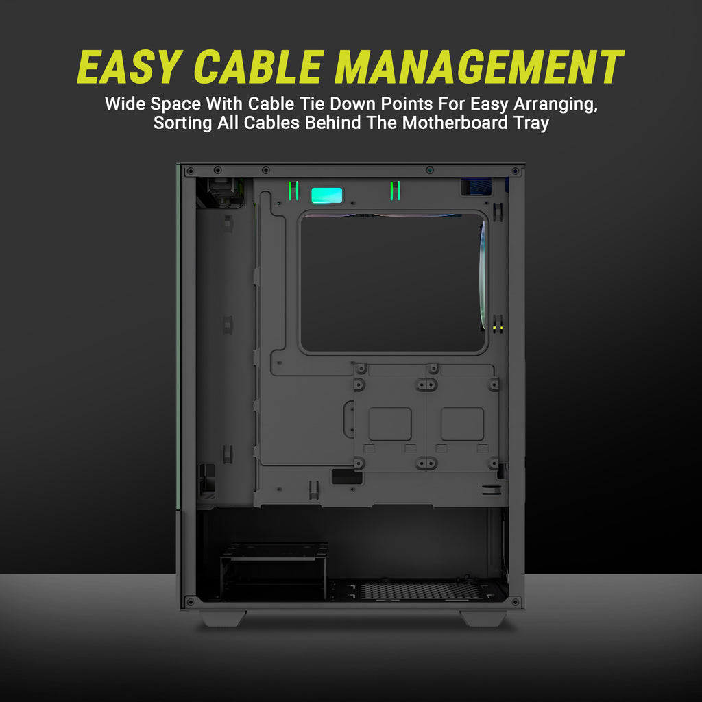 Ant Value Chassis CV100 Black ( Chassis Without Power Supply)