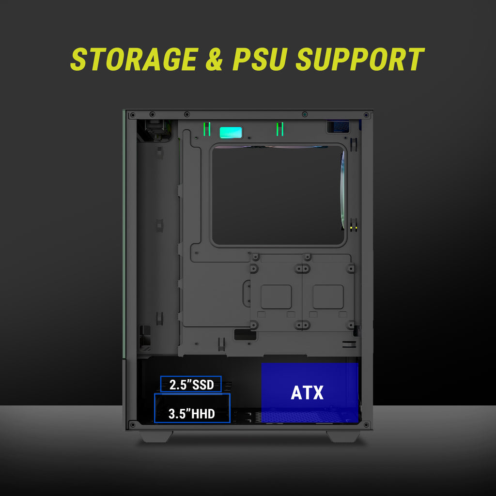 Ant Value Chassis CV100 Black ( Chassis Without Power Supply)
