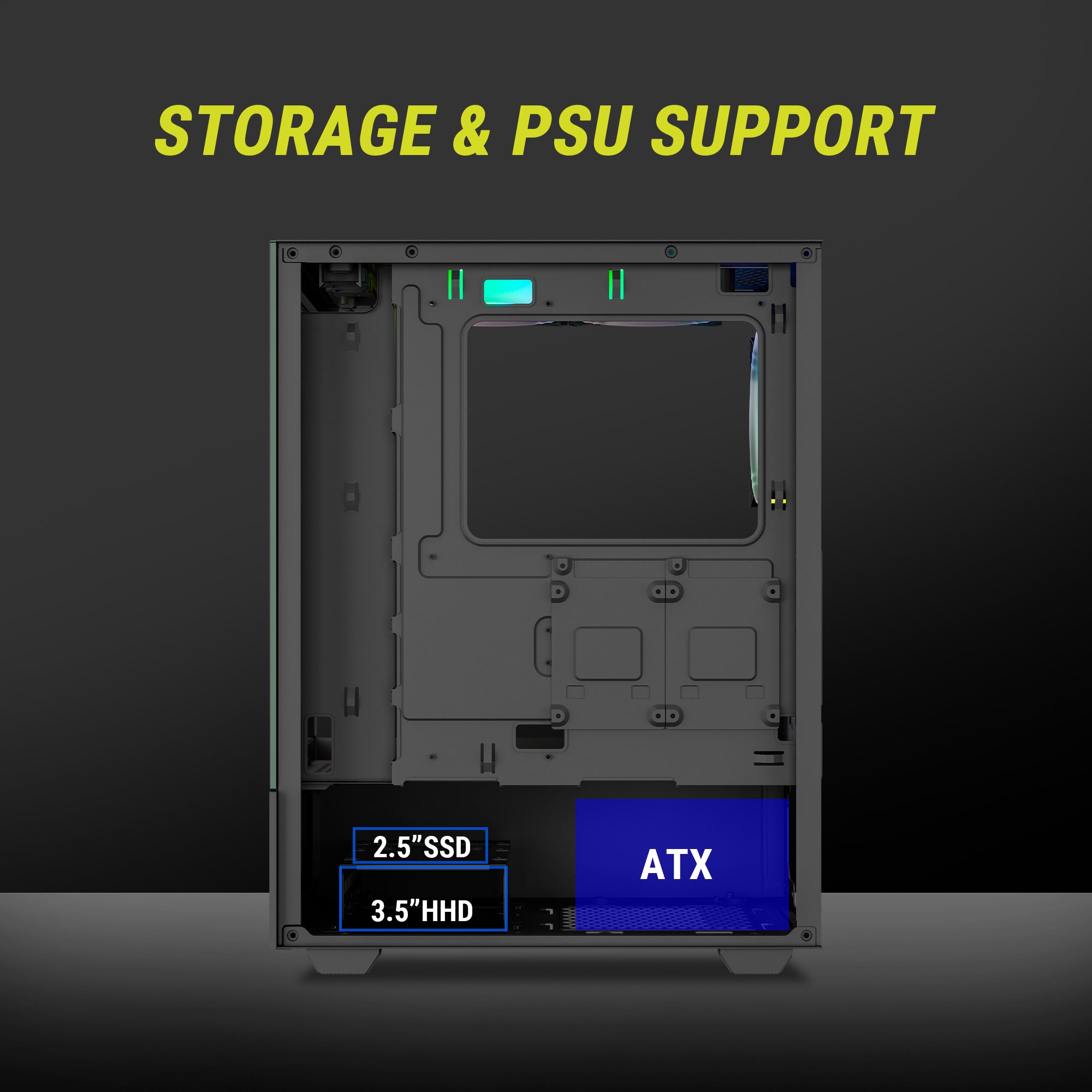 Ant Value Chassis CV100 Black ( Chassis Without Power Supply)