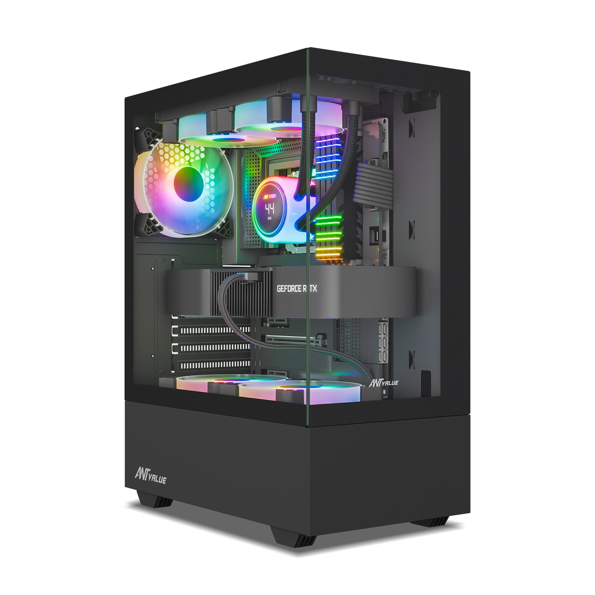 Ant Value Chassis CV100 Black ( Chassis Without Power Supply)