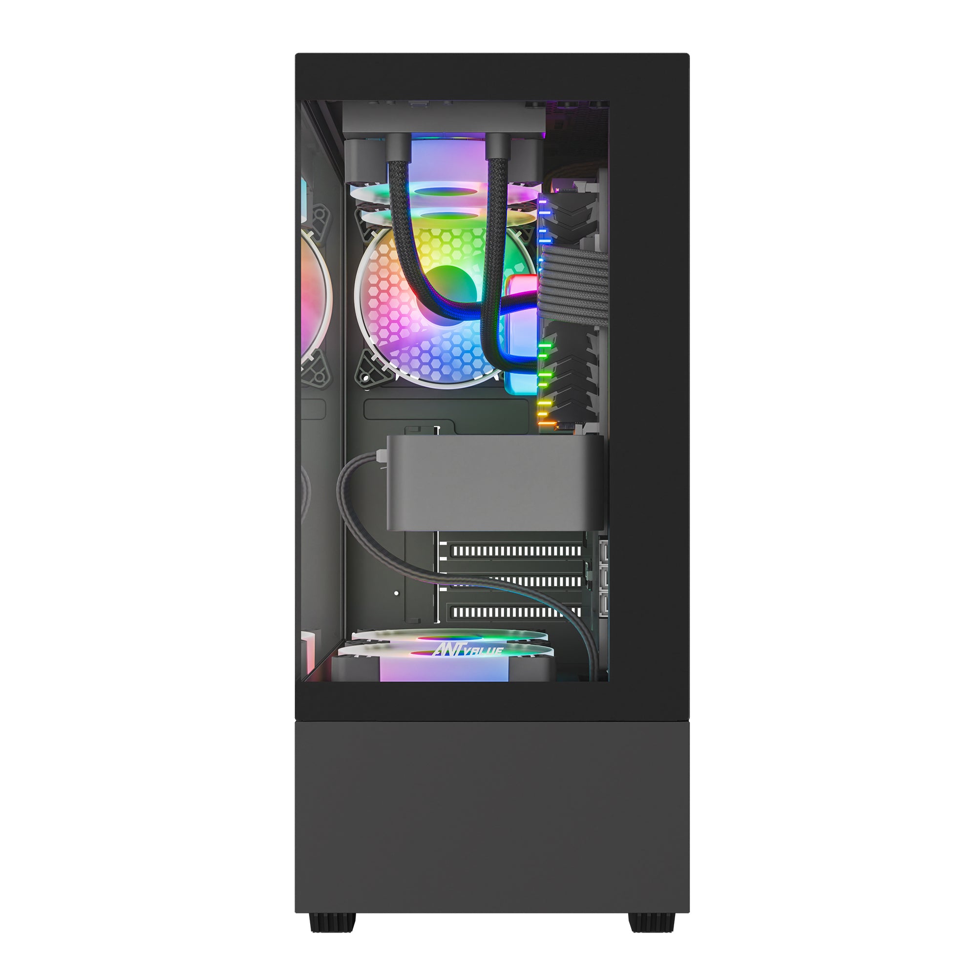 Ant Value Chassis CV100 Black ( Chassis Without Power Supply)