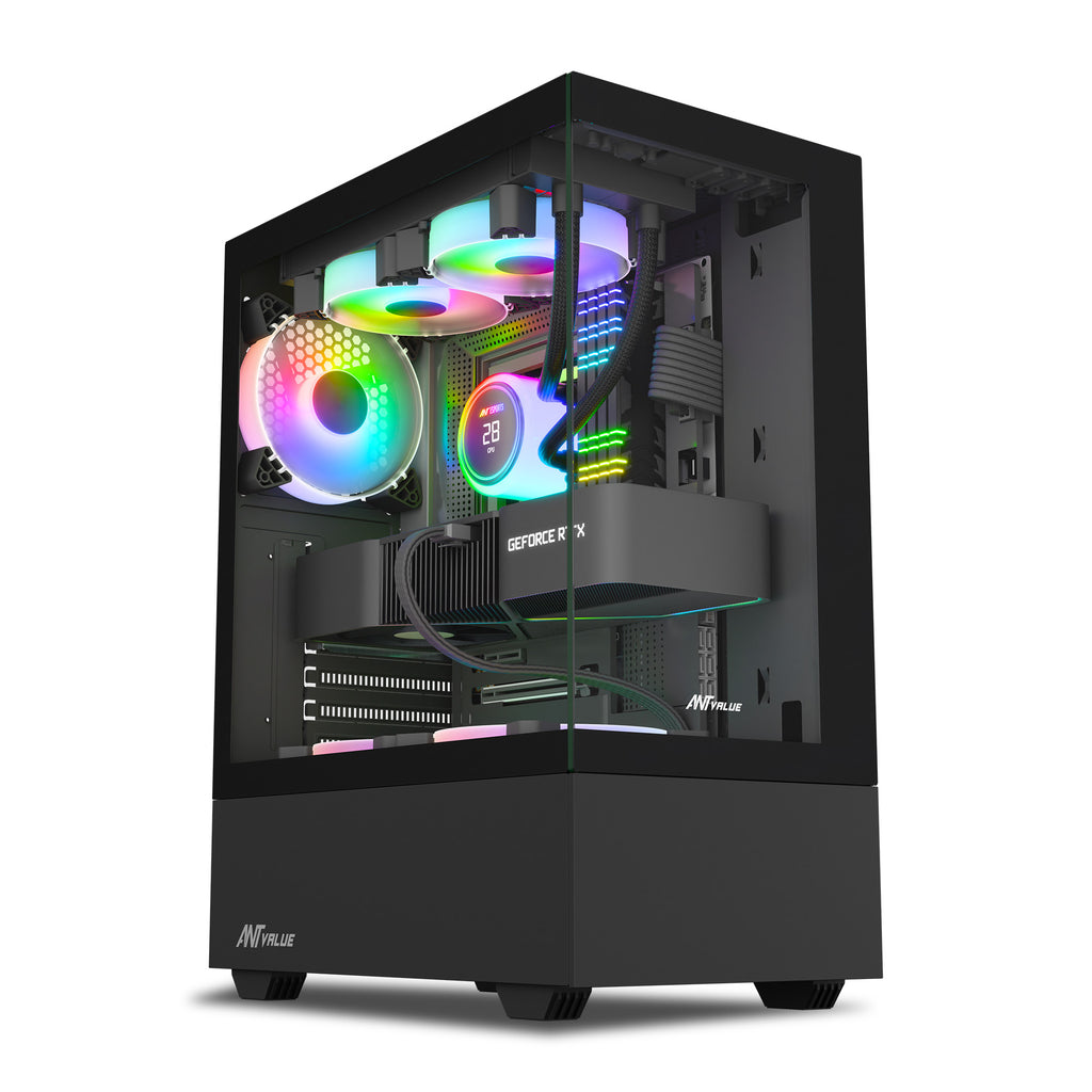 Ant Value Chassis CV100 Black ( Chassis Without Power Supply)