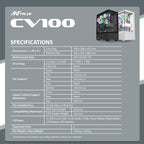 Ant Value Chassis CV100 White ( Chassis Without Power Supply)