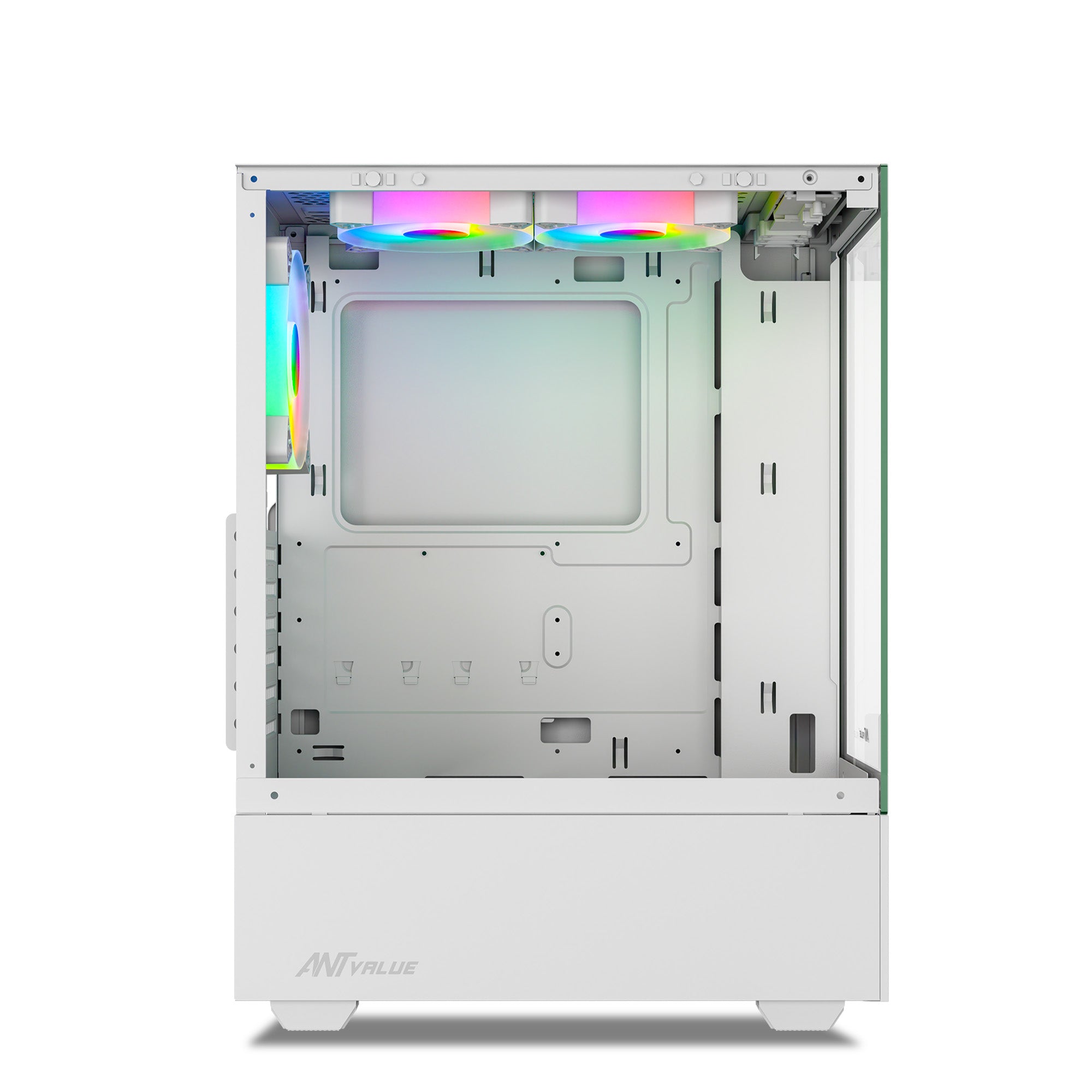 Ant Value Chassis CV100 White ( Chassis Without Power Supply)