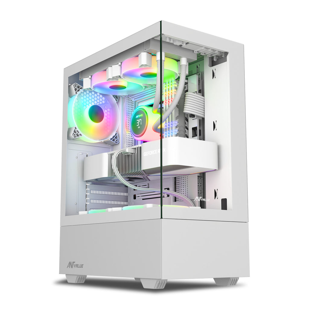 Ant Value Chassis CV100 White ( Chassis Without Power Supply)