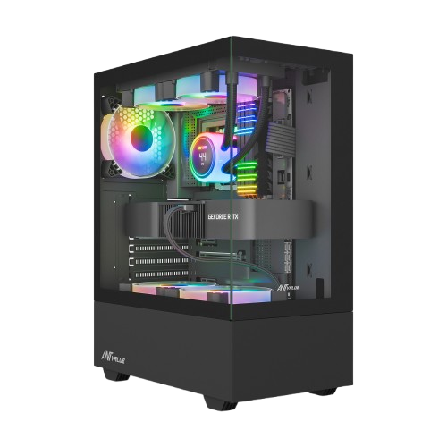 Ant Value Chassis CV100 Black ( Chassis Without Power Supply)