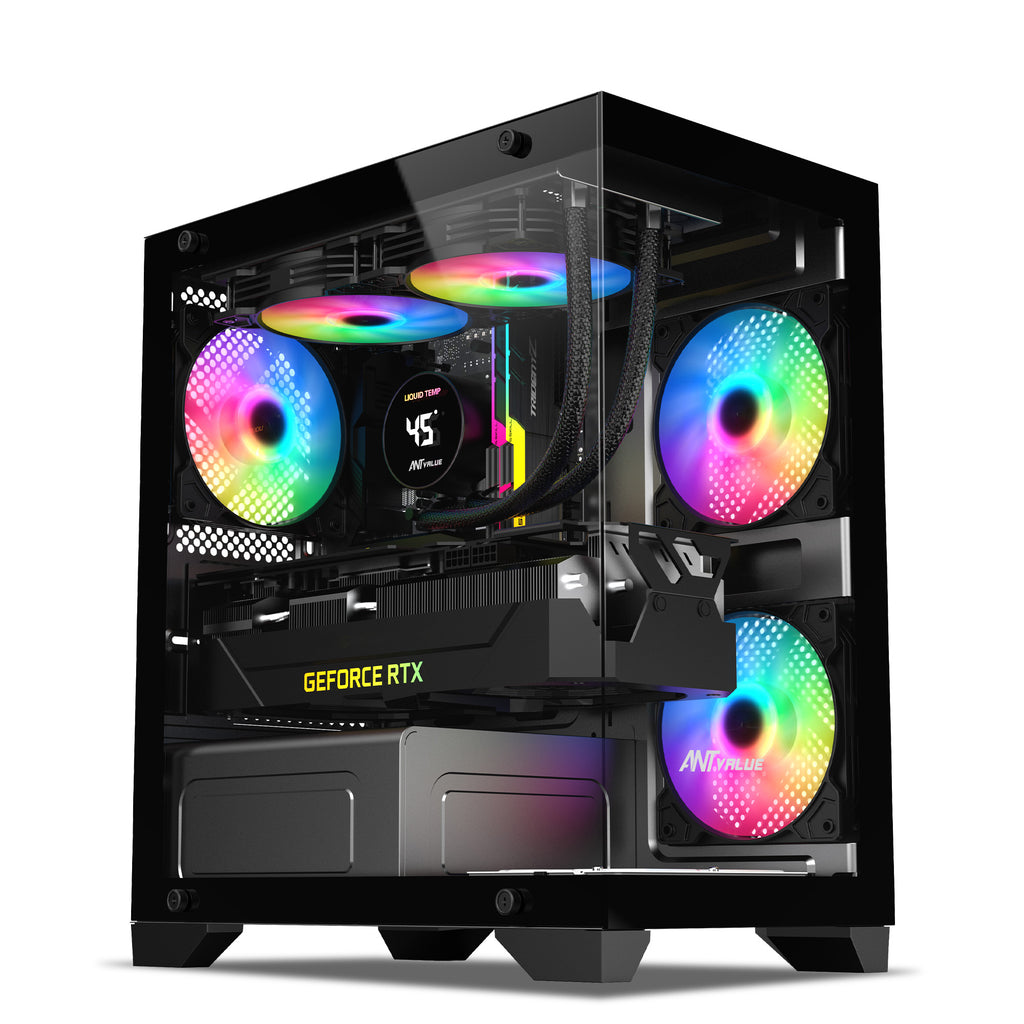 Ant Value Chassis CV200 Black ( Chassis Without Power Supply )