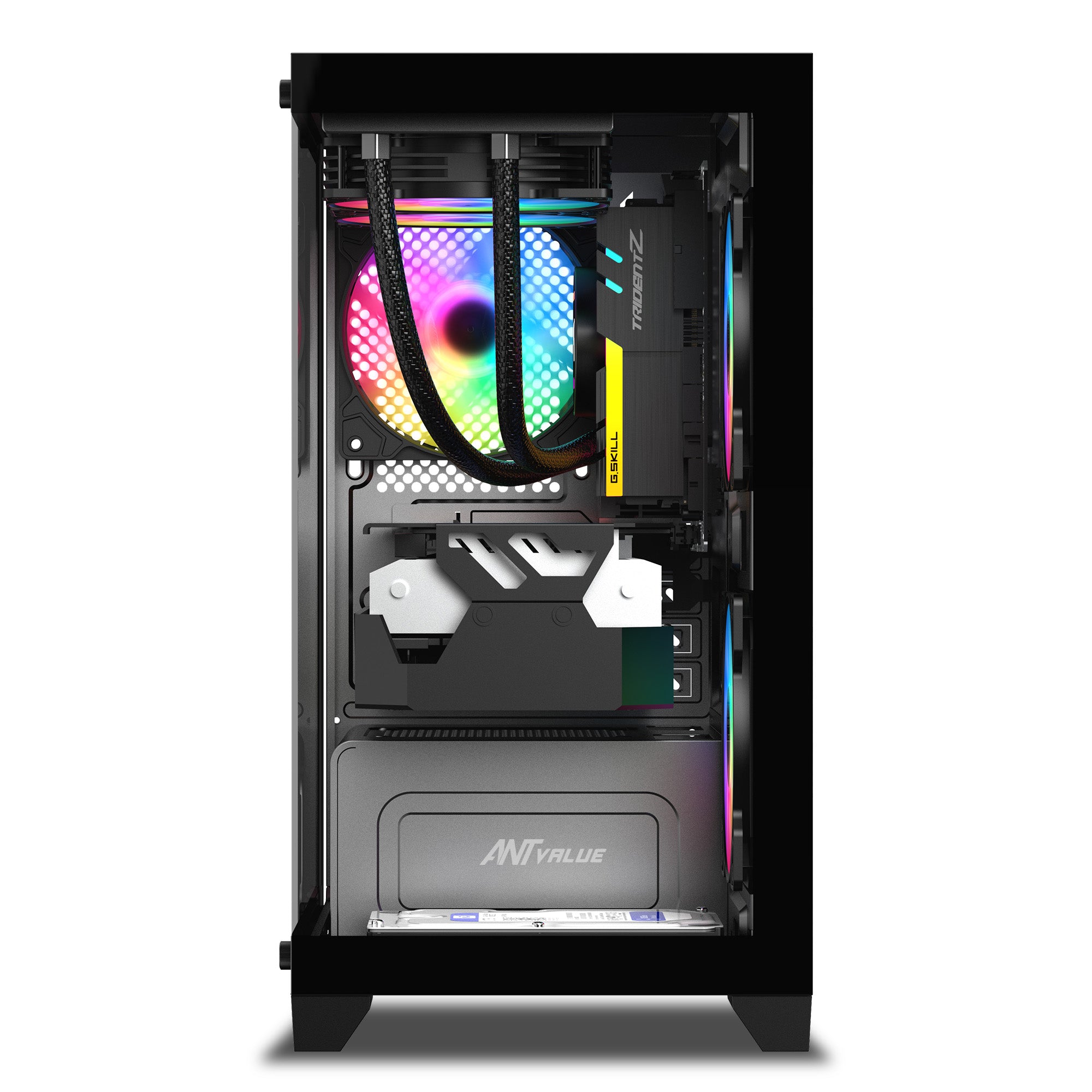 Ant Value Chassis CV200 Black ( Chassis Without Power Supply )